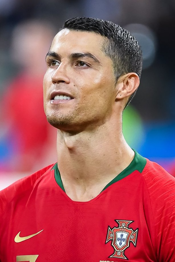Cristiano Ronaldo con la camiseta de Portugal