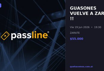 Guasones vuelve a Zárate para una noche de rock en Garage