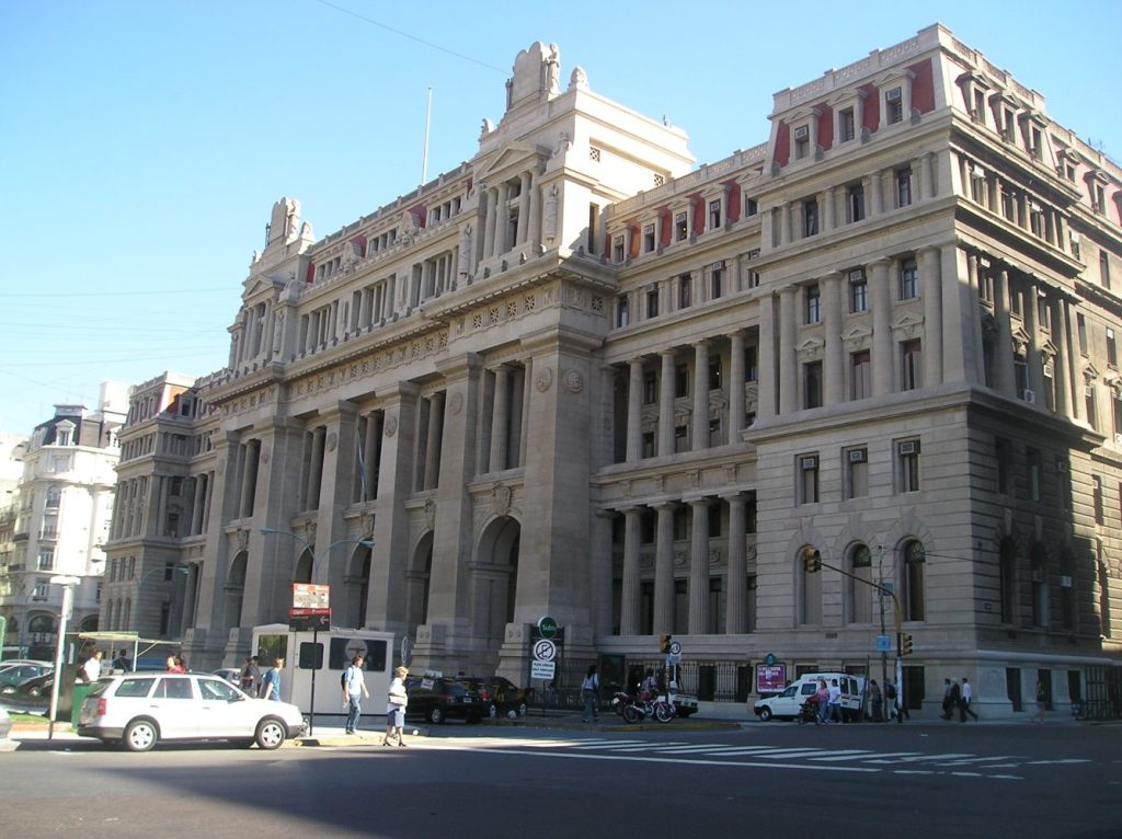 Palacio de Justicia, sede de la Corte Suprema de Justicia de la Nación