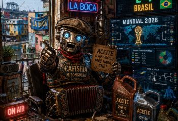 CAFISHIA MILONGUERA ilustra la predicción mundialista de FM LA BOCA