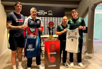 Quimsa y Gimnasia en la previa de la final de la Liga Nacional