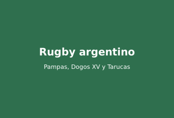 Rugby argentino - agenda sudamericana