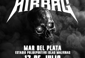 Airbag en la imagen promocional de su show en Mar del Plata