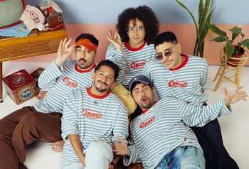 Gauchito Club en una foto promocional de la gira Vulnerable