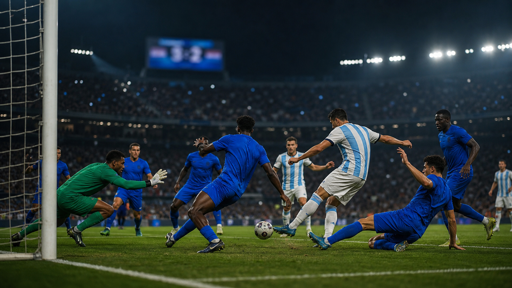 Imagen periodística generada para CAFISHIA MILONGUERA sobre Argentina 3-2 Cabo Verde