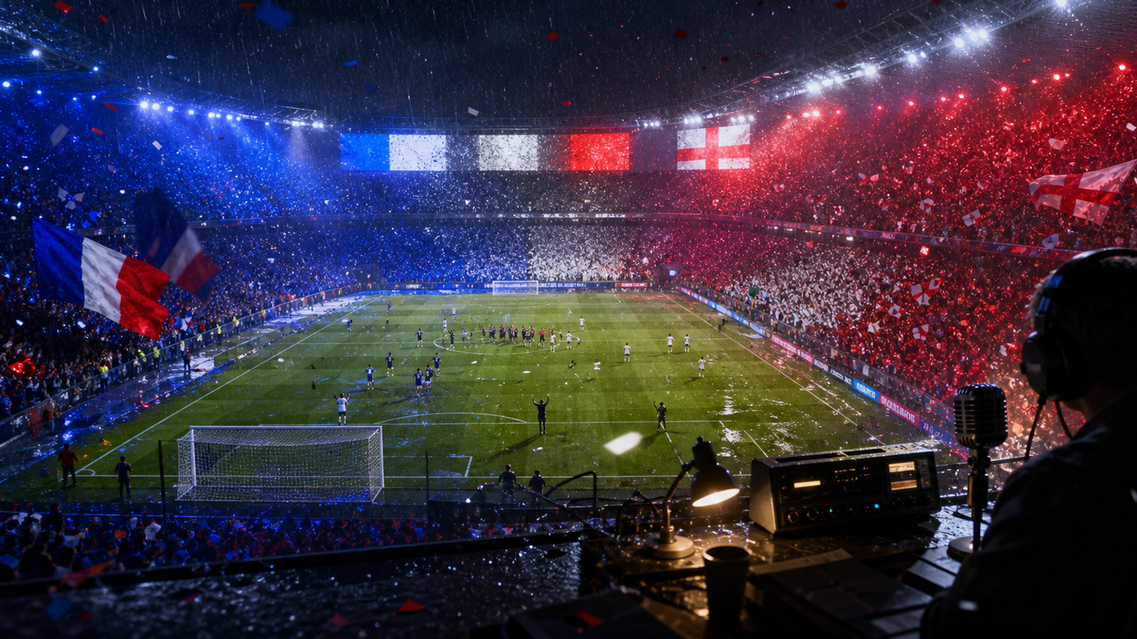 Ilustración editorial del tercer puesto Francia Inglaterra 2026 para CAFISHIA MILONGUERA