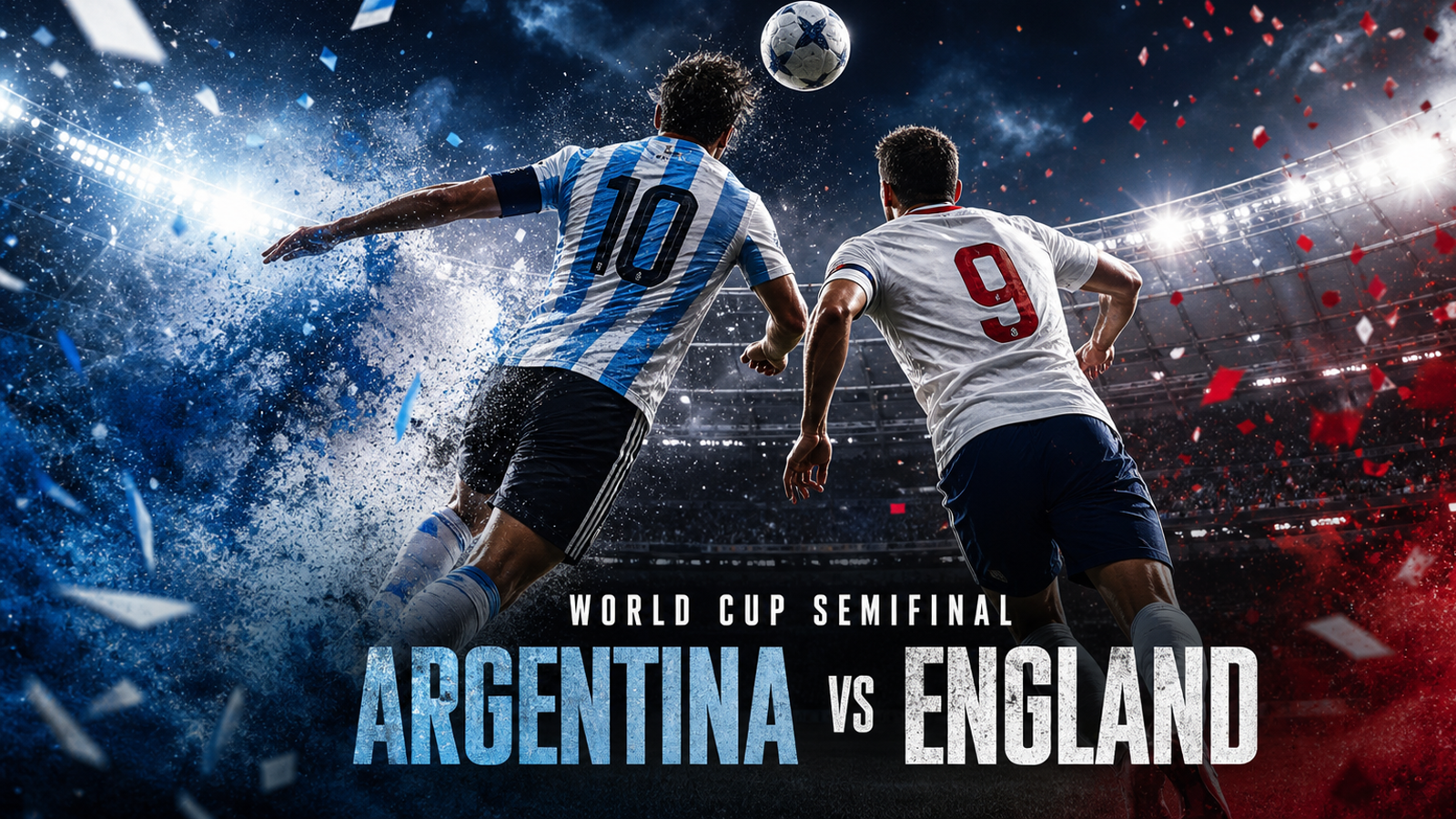 Ilustración editorial de Argentina vs Inglaterra para CAFISHIA MILONGUERA