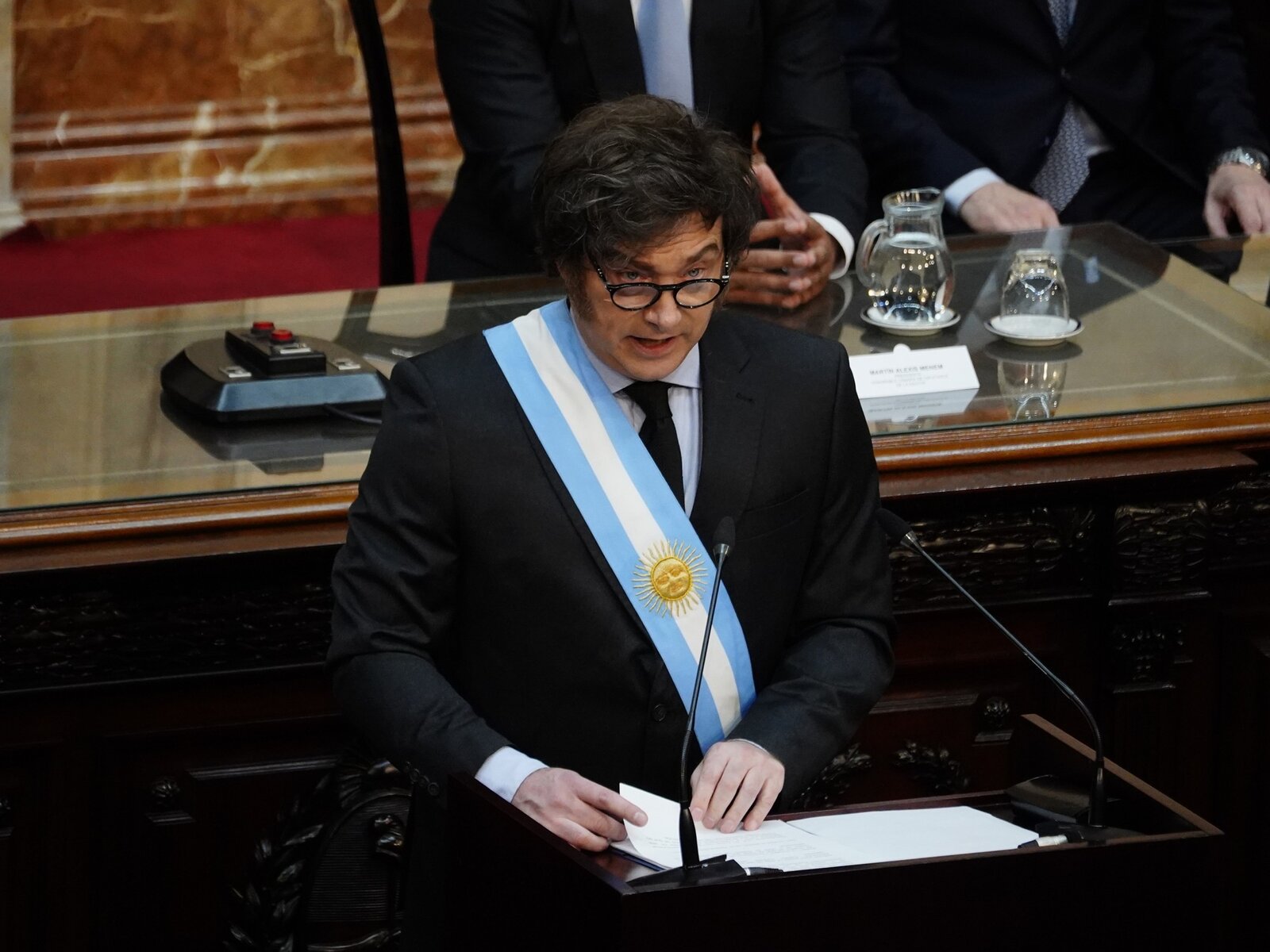 Javier Milei en el Congreso