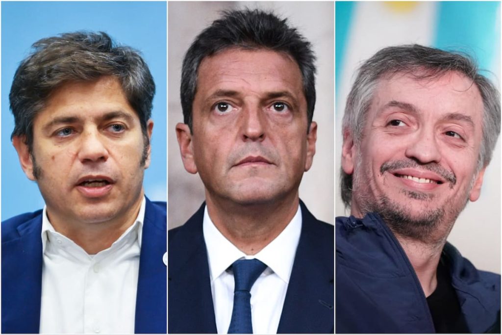 Kicillof, Massa y Máximo Kirchner rearman el PJ para defender las PASO