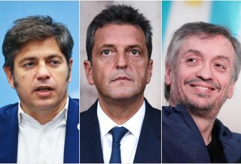 Kicillof, Massa y Máximo Kirchner rearman el PJ para defender las PASO