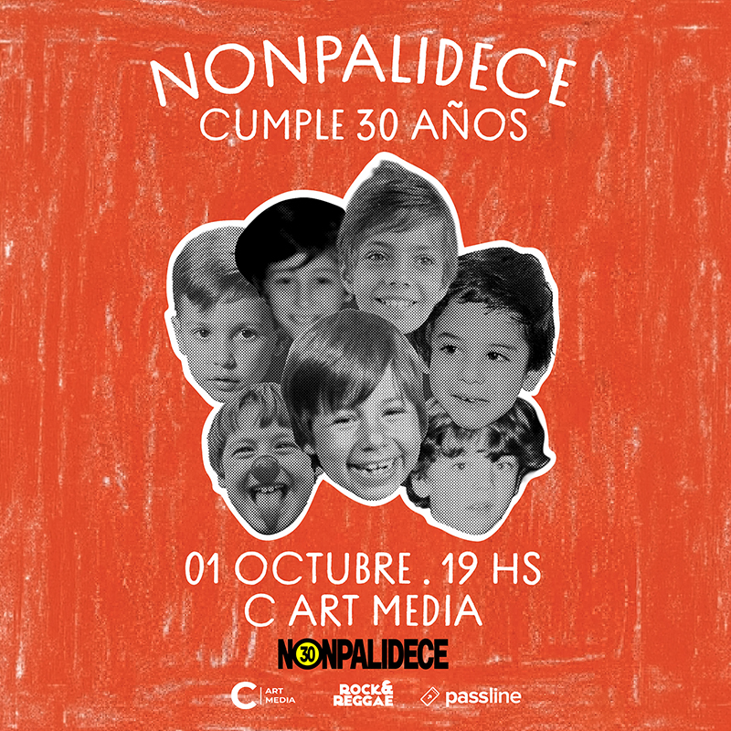 Nonpalidece en una imagen promocional por sus 30 años de carrera