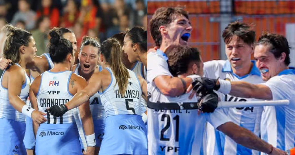 Argentina metió a Las Leonas y Los Leones en semifinales del Mundial de hockey