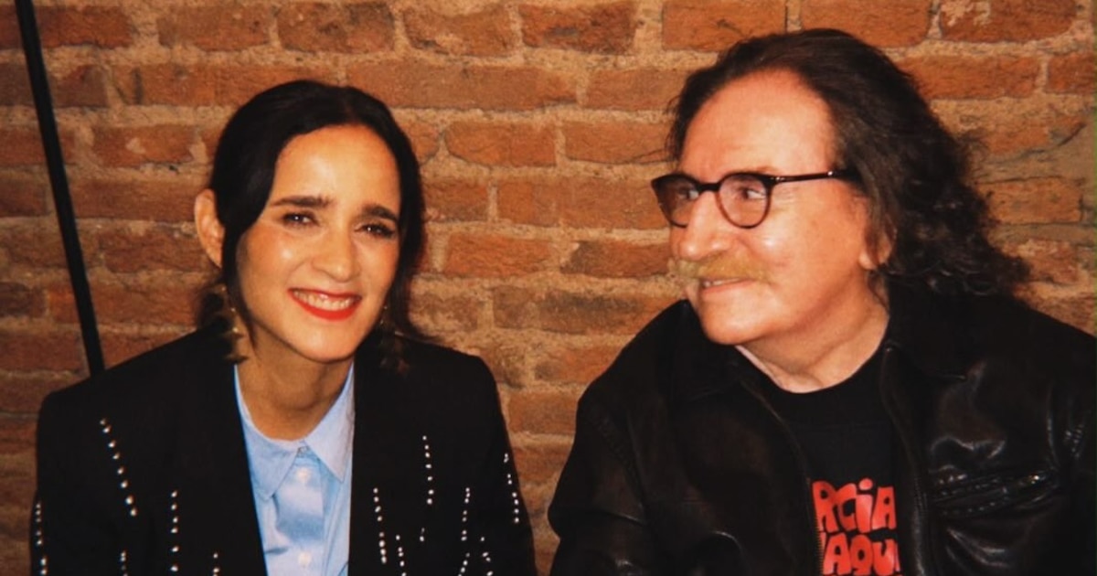 Charly García y Julieta Venegas en la presentación de Norteña en Buenos Aires