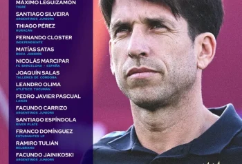 Jugadores de la Selección Argentina Sub 19 para los Juegos Suramericanos Santa Fe 2026