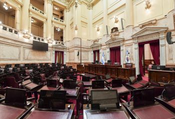 Recinto del Senado argentino