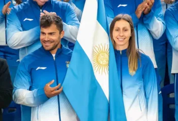 Sofía Cairó y Rubén Rézola, abanderados argentinos en los Juegos Suramericanos Santa Fe 2026