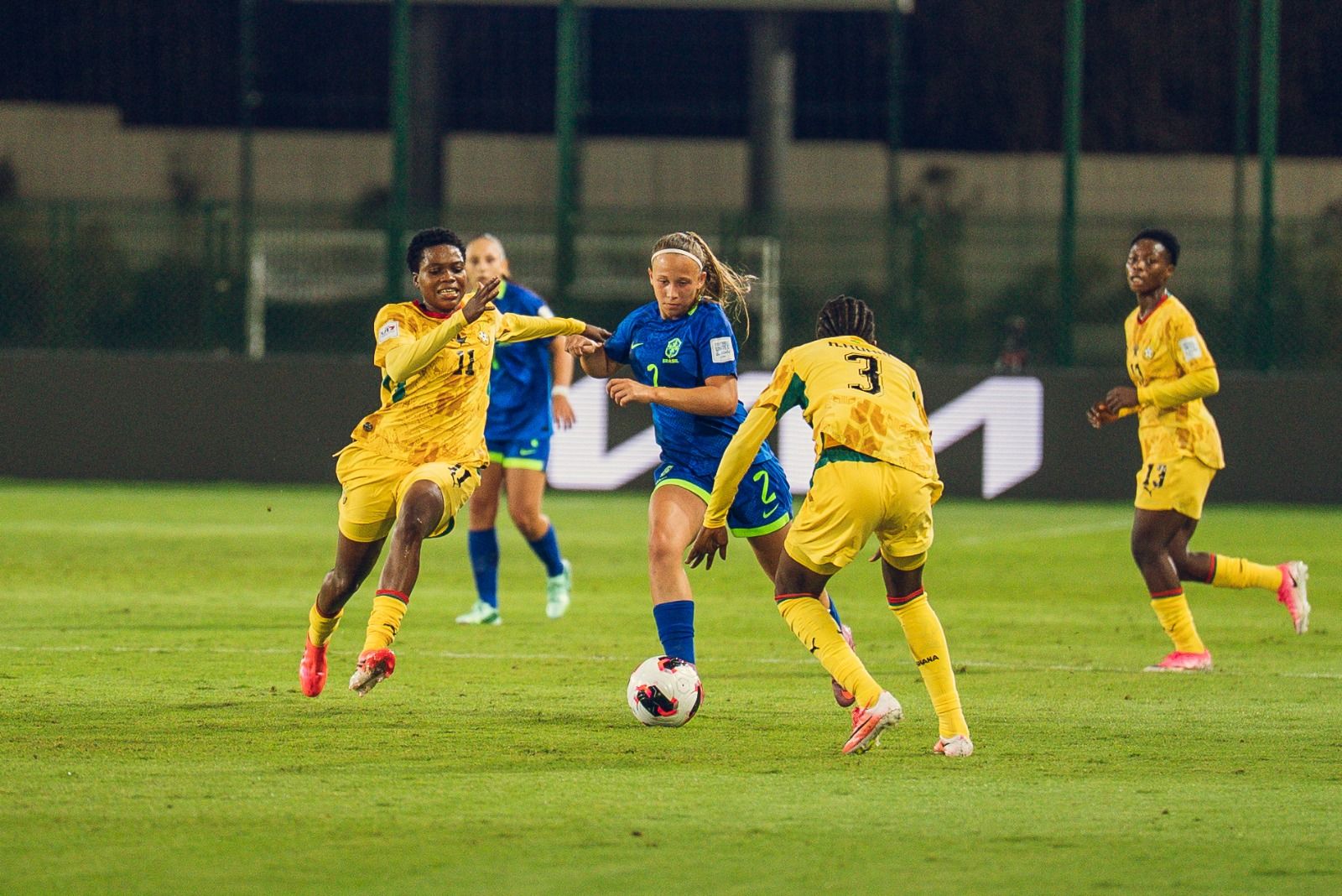 Brasil empató con Ghana y Rilany prepara ajustes para el cierre del grupo