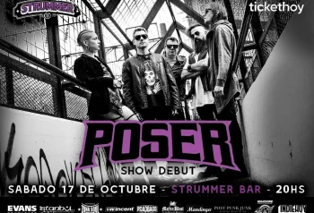 Poser debuta en Strummer con canciones de su EP y adelantos del primer disco