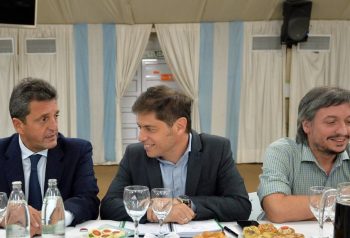 Kicillof, Massa y Máximo Kirchner coordinaron la defensa de las PASO y reclamos al Presupuesto