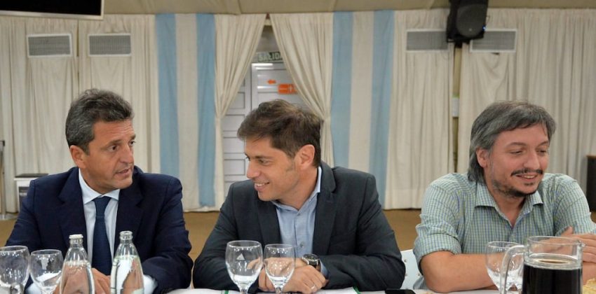 Kicillof, Massa y Máximo Kirchner coordinaron la defensa de las PASO y reclamos al Presupuesto